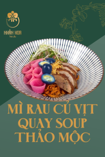 MÌ RAU CỦ VỊT QUAY SỐT THẢO MỘC