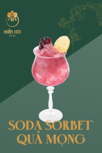 SODA SORBET QUẢ MỌNG