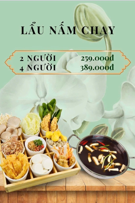 LẨU NẤM CHAY