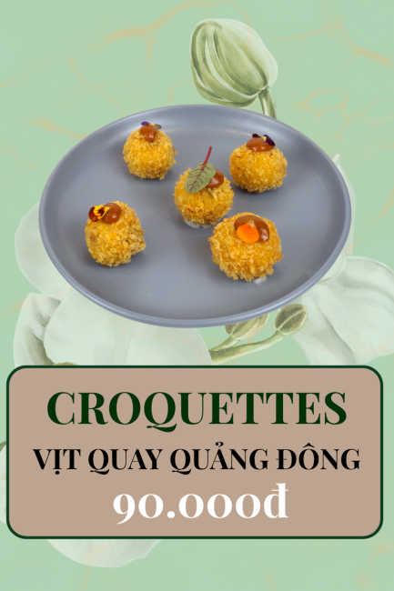 Croquettes Vịt quay Quảng Đông