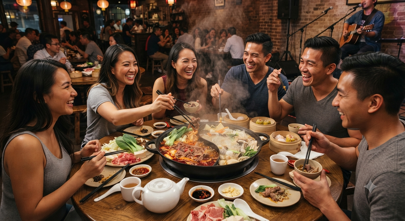 Bản chất và sức hút của những nồi lẩu phục vụ nhóm đông người