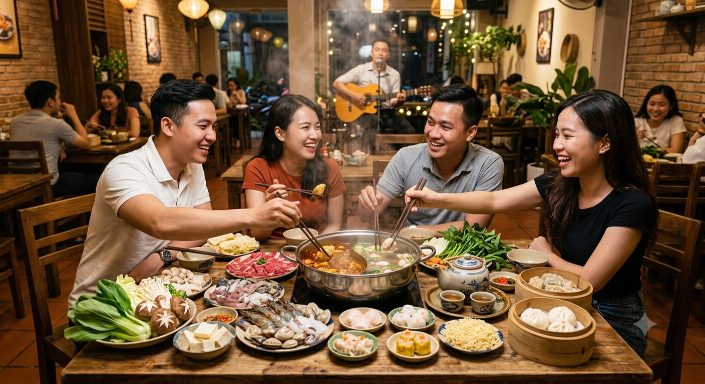Trải Nghiệm Lẩu Đa Dạng Tại Nhẫn Hoa Trà Lẩu