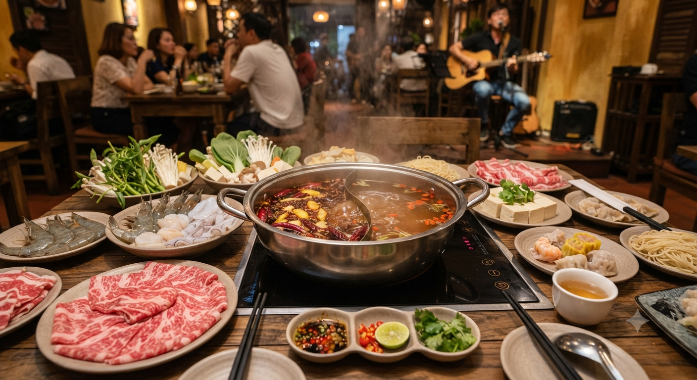 Chất lượng nguyên liệu và hương vị nước lẩu đặc trưng